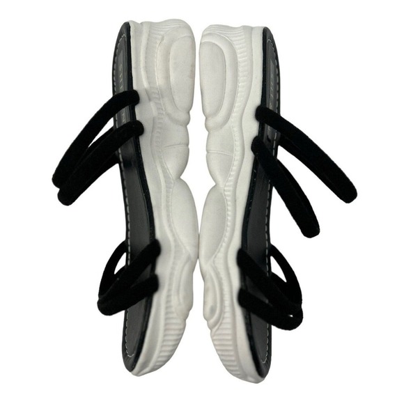 She & In Black Platform Sandals Size 8 (EU 39) - Picture 3 of 14